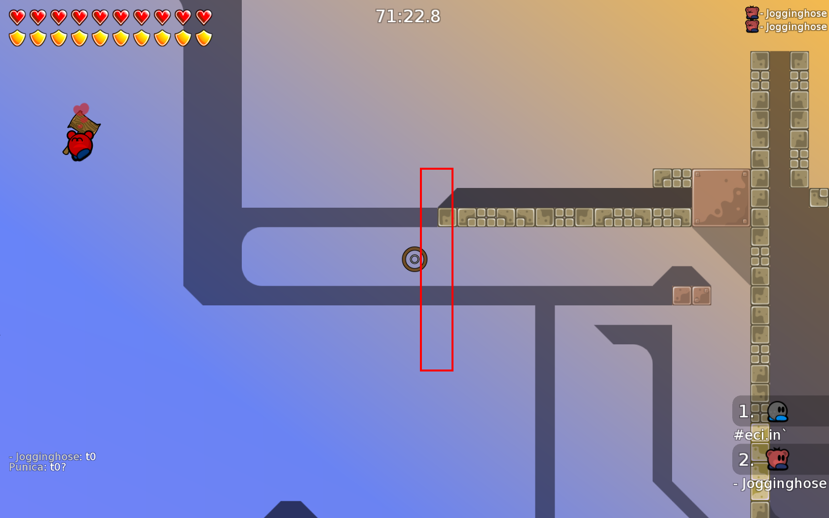 You can skip part via unfreezehook; set port tiles?